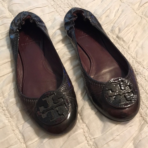 Tory Burch Shoes - Tory Burch Patent Reva Flats